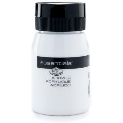 Royal & Langnickel RAA-5121 Essentials 500 ml akrylfärg titanvit Royal & Langnickel RAA-5121 Essentials 500 ml akrylfärg titanvit