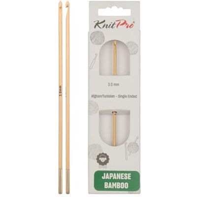 KnitPro - Bambuhaknagel - 3.00mm - virkning KnitPro - Bambuhaknagel - 3.00mm - virkning