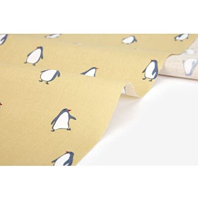 Dailylike Tyger bomull, penguin gul, 14m Dailylike Tyger bomull, penguin gul, 14m