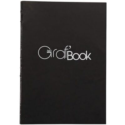 Clairefontaine Carnet Graf'Book 360° A4 100g dos brute cousu 200p 975802C Clairefontaine Carnet Graf'Book 360° A4 100g dos brute cousu 200p 975802C