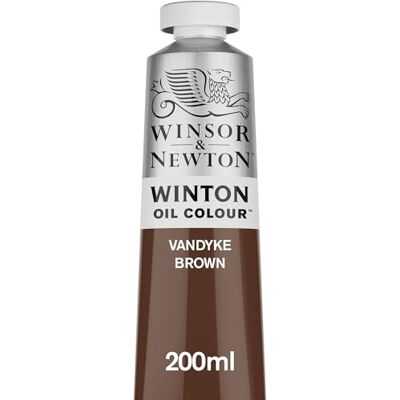 Winsor & Newton Winton 200 ml oljefärg – Vandyke Brown,1437676 Winsor & Newton Winton 200 ml oljefärg – Vandyke Brown,1437676