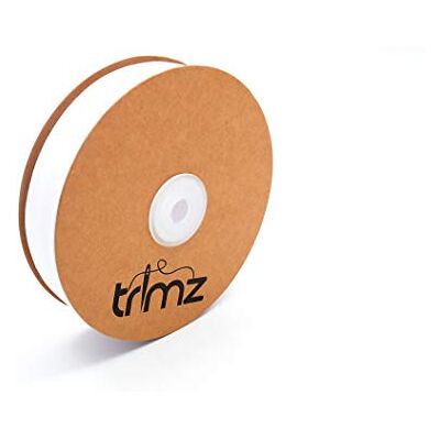 Trimz Poly bomullsbindning, vit, 25 mm x 20 m Trimz Poly bomullsbindning, vit, 25 mm x 20 m