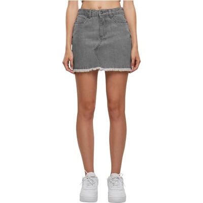 Urban Classics dam kjol dam tung mini denim kjol ny grå tvättad 30, Ny grå tvättad, 30 Urban Classics dam kjol dam tung mini denim kjol ny grå tvättad 30, Ny grå tvättad, 30