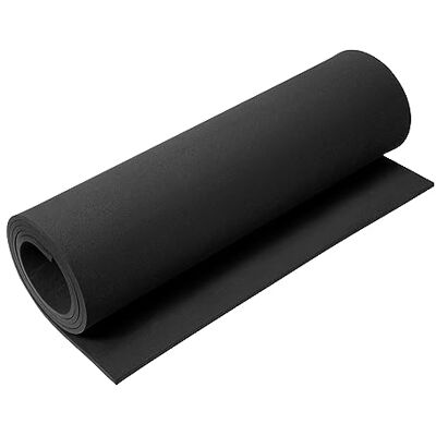 AMZQNART EVA-skum 5 mm, cosplay skumrulle 40 x 149 cm (6,5 kvadratfot) svart, lämplig för stort skum cosplay-modellering, gör-det-själv-projekt, hantverk, ultrahög densitet 90 kg/m3. AMZQNART EVA-skum 5 mm, cosplay skumrulle 40 x 149 cm (6,5 kvadratfot) svart, lämplig för stort skum cosplay-modellering, gör-det-själv-projekt, hantverk, ultrahög densitet 90 kg/m3.