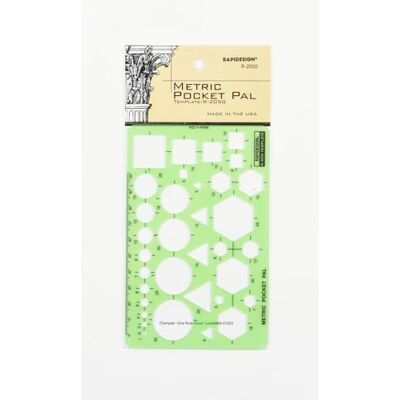 Rapidesign Metrisk Pocket Pal-mall, 1 vardera (R2050) Rapidesign Metrisk Pocket Pal-mall, 1 vardera (R2050)