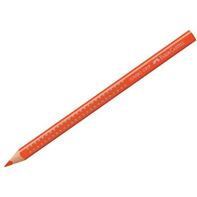 Faber-Castell Faber Castell 110915 "Jumbo Grip Dark Cadmium Crayon, Orange Faber-Castell Faber Castell 110915 "Jumbo Grip Dark Cadmium Crayon, Orange
