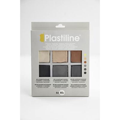 PLASTILINE 8000T – provlåda med 6 plaststänger på 80 g vardera PLASTILINE 8000T – provlåda med 6 plaststänger på 80 g vardera