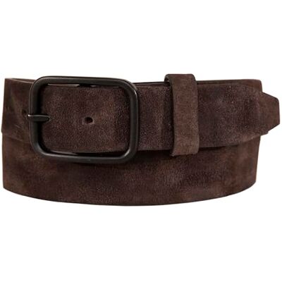 Lucky Brand mäns nödställt mocka läderbälte, brun, 86 cm, Brun, 34W Lucky Brand mäns nödställt mocka läderbälte, brun, 86 cm, Brun, 34W