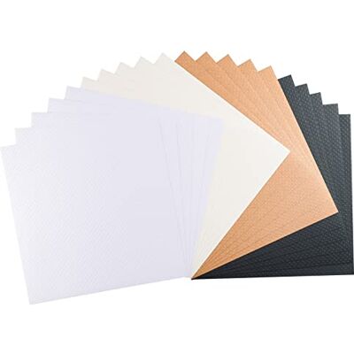 Creative Florence Grovt kartongpapper – 30,5 x 30,5 cm – blandade färger – 20 ark – 210 g/m² – för scrapbooking, korttillverkning, perforering och bröllopsfest Creative Florence Grovt kartongpapper – 30,5 x 30,5 cm – blandade färger – 20 ark – 210 g/m² – för scrapbooking, korttillverkning, perforering och bröllopsfest
