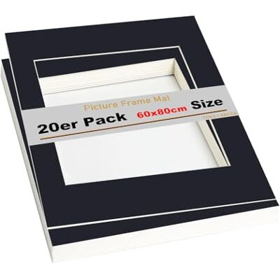 TUKA-i-AKUT TUKA 20 st 23,6 x 31,5 ram fotoramsmattor för ramfästen foto-/bildfästen, monteringsbrädor – montering 40 cm x 60 cm (15,8 tum x 23,6 tum) – ram 60 cm x 80 cm – svart TKD9100-60 x 80-20 x 20 x 20x TUKA-i-AKUT TUKA 20 st 23,6 x 31,5 ram fotoramsmattor för ramfästen foto-/bildfästen, monteringsbrädor – montering 40 cm x 60 cm (15,8 tum x 23,6 tum) – ram 60 cm x 80 cm – svart TKD9100-60 x 80-20 x 20 x 20x
