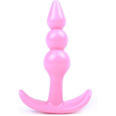BeHorny smal form anala pärlor stimulator analplugg, rosa BeHorny smal form anala pärlor stimulator analplugg, rosa