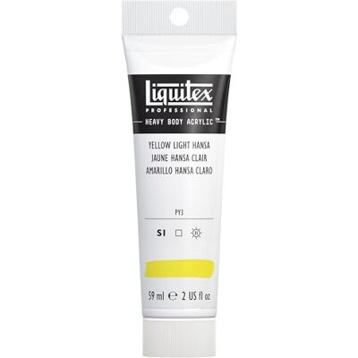 Liquitex 1045411 Professional Heavy Body akrylfärg i konstnärskvalitet med utmärkt ljusäkthet i skarp konsistens, 59 ml rör – Hansagul ljus Liquitex 1045411 Professional Heavy Body akrylfärg i konstnärskvalitet med utmärkt ljusäkthet i skarp konsistens, 59 ml rör – Hansagul ljus
