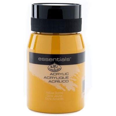 Royal & Langnickel RAA-5102 Essentials 500 ml akrylfärg gul ockra Royal & Langnickel RAA-5102 Essentials 500 ml akrylfärg gul ockra
