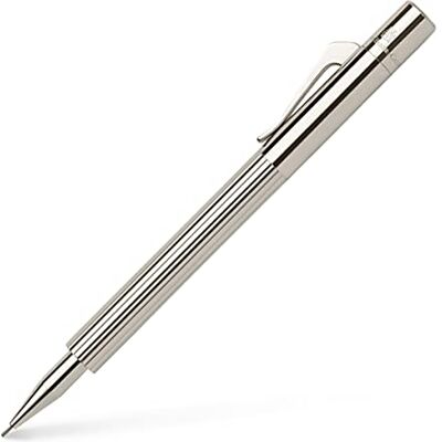 Graf von Faber-Castell 138010 – fickpenna fickpenna fickvridbar penna platinerad metallaxel kanelerad, silver, 1 styck Graf von Faber-Castell 138010 – fickpenna fickpenna fickvridbar penna platinerad metallaxel kanelerad, silver, 1 styck