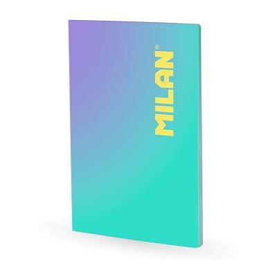 MILAN A4 anteckningsbok limmade rutat papper 48 ark 95 gr/m² Sunset Collection turkos MILAN A4 anteckningsbok limmade rutat papper 48 ark 95 gr/m² Sunset Collection turkos