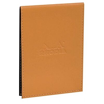 Rhodia 118098C – fodral urklipp + häftad anteckningsbok N°8 shopping orange – 7,4 x 21 cm – små fyrkanter – 80 avtagbara ark – vitt Clairefontaine papper 80 g/m – pennhållare – fuskläder Rhodia 118098C – fodral urklipp + häftad anteckningsbok N°8 shopping orange – 7,4 x 21 cm – små fyrkanter – 80 avtagbara ark – vitt Clairefontaine papper 80 g/m – pennhållare – fuskläder