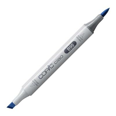 Copic Ciao färgad markörpenna – (B-95) ljusgrå kobolt, för konst och hantverk, färgning, grafik, överstrykningspennor, design, anime, professionella och nybörjare, konsttillbehör och målarböcker Copic Ciao färgad markörpenna – (B-95) ljusgrå kobolt, för konst och hantverk, färgning, grafik, överstrykningspennor, design, anime, professionella och nybörjare, konsttillbehör och målarböcker