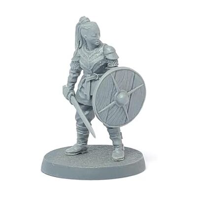 Brother Shield Maiden Wargame Miniature SAGA 28 mm, harts Brother Shield Maiden Wargame Miniature SAGA 28 mm, harts