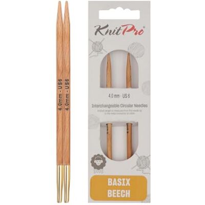 KnitPro Basix Björk Special (4,00 mm) utbytbara stickpunkter 1 st. KnitPro Basix Björk Special (4,00 mm) utbytbara stickpunkter 1 st.