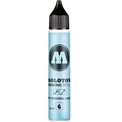 Jovi Chartpak Molotow Grafx maskeringsvätska påfyllning 30 ml, akryl, flerfärgad, 1,9 x 1,9 x 12,06 cm Jovi Chartpak Molotow Grafx maskeringsvätska påfyllning 30 ml, akryl, flerfärgad, 1,9 x 1,9 x 12,06 cm