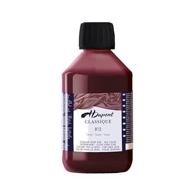 H Dupont Silkesfärg Taupe N°812-250 ml burk sura färgämnen för hög kvalitet perfekt för proffs DU0600250812C H Dupont Silkesfärg Taupe N°812-250 ml burk sura färgämnen för hög kvalitet perfekt för proffs DU0600250812C