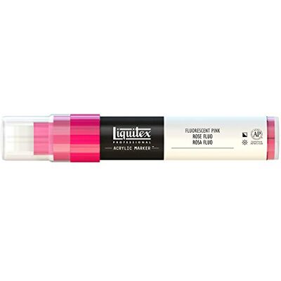 Liquitex professionell färgmarkör med 8–15 mm bred spets – fluorescerande rosa Liquitex professionell färgmarkör med 8–15 mm bred spets – fluorescerande rosa