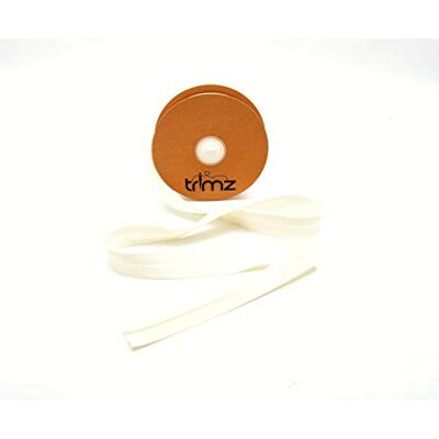 Trimz Poly bomullsbindning, polyester, elfenben, 20 m rulle Trimz Poly bomullsbindning, polyester, elfenben, 20 m rulle