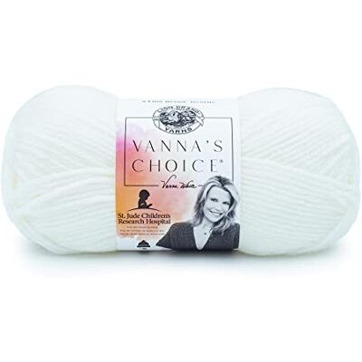 Lion Brand Yarn Company-garn, vit, 156 Lion Brand Yarn Company-garn, vit, 156