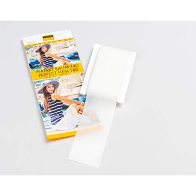 Vlieseline Perfekt sammetsask, 100% PES, vit, 4 cm x 3 m Vlieseline Perfekt sammetsask, 100% PES, vit, 4 cm x 3 m