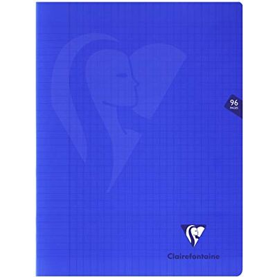 Clairefontaine 322361C en uppsättning med 10 Mimesys marinblå häftade anteckningsböcker 24 x 32 cm 96 sidor med stora rutor 90 g vitt papper polyproomslag Clairefontaine 322361C en uppsättning med 10 Mimesys marinblå häftade anteckningsböcker 24 x 32 cm 96 sidor med stora rutor 90 g vitt papper polyproomslag