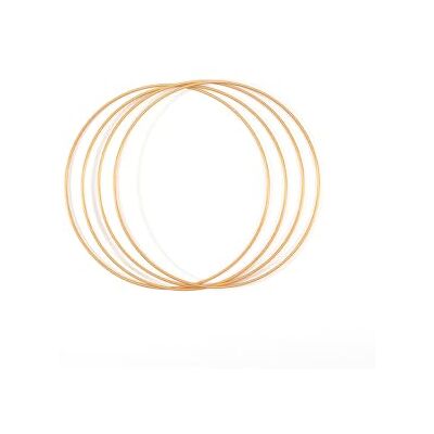 Creative Metallringar Ø 20 cm x 3 mm i Färgen Guld 4 Stålringar Cirkel Dekoringar i Metall för Pyssel, Torkade Blommor, Makramé, Drömfångare, Mobiler och Väggdekoration Creative Metallringar Ø 20 cm x 3 mm i Färgen Guld 4 Stålringar Cirkel Dekoringar i Metall för Pyssel, Torkade Blommor, Makramé, Drömfångare, Mobiler och Väggdekoration