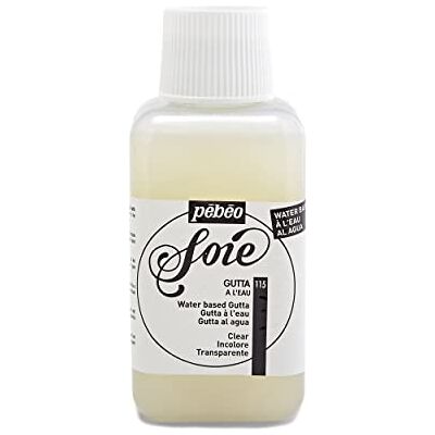 PEBEO Setasilk Gutta färg för silkesmålning, vattenbaserad färg, 250 ml, transparent PEBEO Setasilk Gutta färg för silkesmålning, vattenbaserad färg, 250 ml, transparent