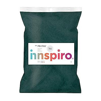 INNSPIRO Ullfilt, Turkos, 1000gr INNSPIRO Ullfilt, Turkos, 1000gr