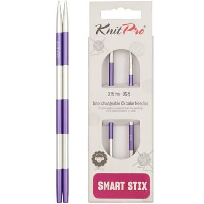 KnitPro SmartStix interch. Nålspetsar special 3,75 mm 3 st KnitPro SmartStix interch. Nålspetsar special 3,75 mm 3 st
