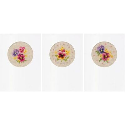 Vervaco Voeux Violettes parti med 3 Vervaco Voeux Violettes parti med 3