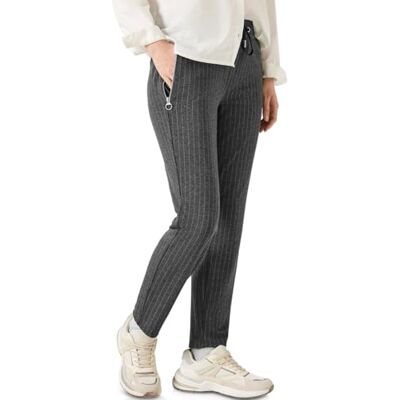 Cecil EOS_Style Tracey Pinstrips, Mörkgrå melange, XXL / 28L Cecil EOS_Style Tracey Pinstrips, Mörkgrå melange, XXL / 28L