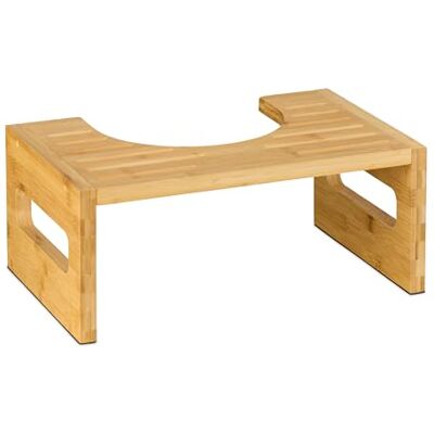 Relaxdays Naturlig Bambuhandduksstol - Stöttar Naturlig Knäböjning Relaxdays Naturlig Bambuhandduksstol - Stöttar Naturlig Knäböjning