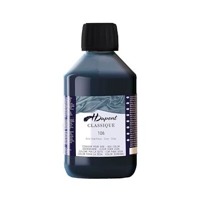 H Dupont Grå sidenfärg nr 106-250 ml burk sura färgämnen för hög kvalitet perfekt för proffs DU0600250106C H Dupont Grå sidenfärg nr 106-250 ml burk sura färgämnen för hög kvalitet perfekt för proffs DU0600250106C