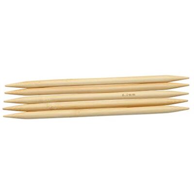 Glorex sticknålar bambu 8,0 mm 20 cm, natur, 8 mm Glorex sticknålar bambu 8,0 mm 20 cm, natur, 8 mm