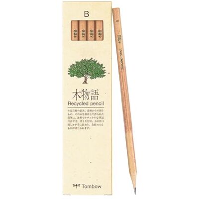 Tombow LA-KEA-HB högkvalitativ, återvinningsbar penna hårdhjul HB, 12-pack set Hårdhetsgrad B Tombow LA-KEA-HB högkvalitativ, återvinningsbar penna hårdhjul HB, 12-pack set Hårdhetsgrad B