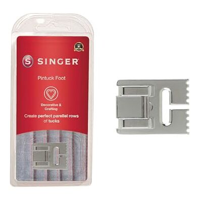 Singer Pintuck Snap-On Presser Foot for Low-Shank Sewing Machines by Sewing Company Singer Pintuck Snap-On Presser Foot for Low-Shank Sewing Machines by Sewing Company