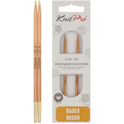 KnitPro Basix Special Björk (3,50 mm) Utbytbara sticktips 1 enhet KnitPro Basix Special Björk (3,50 mm) Utbytbara sticktips 1 enhet