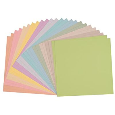 Creative Florence Grov kartong – 30,5 x 30,5 cm – pastell – 24 ark – 216 g/m² – för scrapbooking, carteri, perforering och bröllop Creative Florence Grov kartong – 30,5 x 30,5 cm – pastell – 24 ark – 216 g/m² – för scrapbooking, carteri, perforering och bröllop