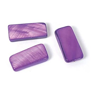 INNSPIRO Pärla pärlemor skal lila ljus rektangel 16x7mm. 250gr. 313u. INNSPIRO Pärla pärlemor skal lila ljus rektangel 16x7mm. 250gr. 313u.
