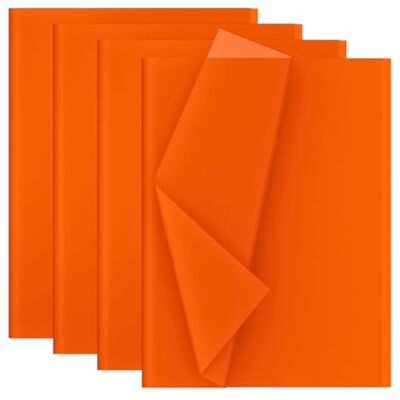 Creavvee Decoupage silkespapper 28 ark storlek 50 x 70 cm orange Creavvee Decoupage silkespapper 28 ark storlek 50 x 70 cm orange