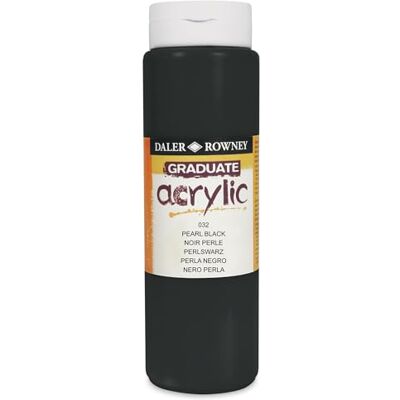Daler Rowney Daler-Rowney 123500032 grader akryl 500 ml pärla svart Daler Rowney Daler-Rowney 123500032 grader akryl 500 ml pärla svart