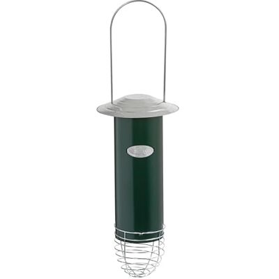Dehner Natura Jordfågelsmunstycke, Ø 7,5 cm, höjd 26,5 cm, metall, mörkgrön Dehner Natura Jordfågelsmunstycke, Ø 7,5 cm, höjd 26,5 cm, metall, mörkgrön