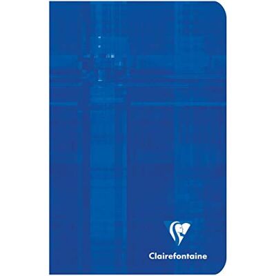 Clairefontaine 3606C stapelbundna anteckningsböcker, 11 x 17 cm, fodrad, 90 g, 48 ark blandade färger, paket med 10 Clairefontaine 3606C stapelbundna anteckningsböcker, 11 x 17 cm, fodrad, 90 g, 48 ark blandade färger, paket med 10