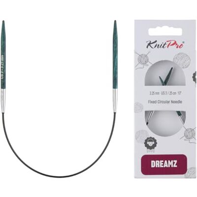 KnitPro Nålavsmalnande spetsar, för cirkulär stickning med alla typer av garn, blå, 25 cm x 3,25 mm KnitPro Nålavsmalnande spetsar, för cirkulär stickning med alla typer av garn, blå, 25 cm x 3,25 mm