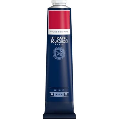 Lefranc Bourgeois 810060 fin oljefärg, ljusäkta med utmärkt täckning och hög färgintensitet, jämn konsistens och optimal blandbarhet, 150 ml rör – primröd Lefranc Bourgeois 810060 fin oljefärg, ljusäkta med utmärkt täckning och hög färgintensitet, jämn konsistens och optimal blandbarhet, 150 ml rör – primröd